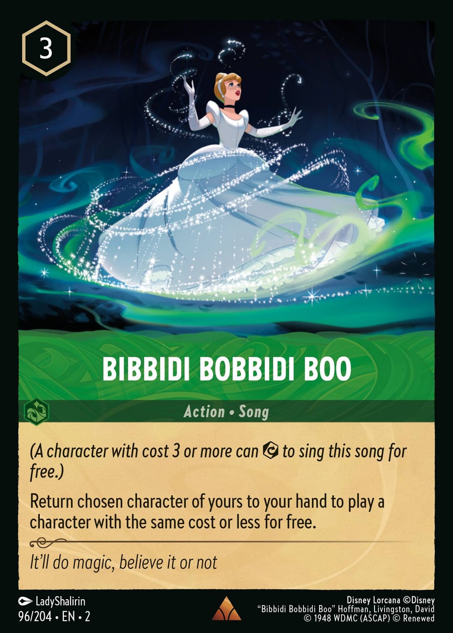 Bibbidi Bobbidi Boo card art