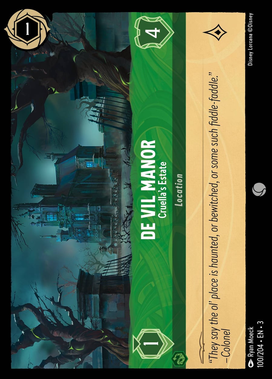 De Vil Manor - Cruella's Estate card art