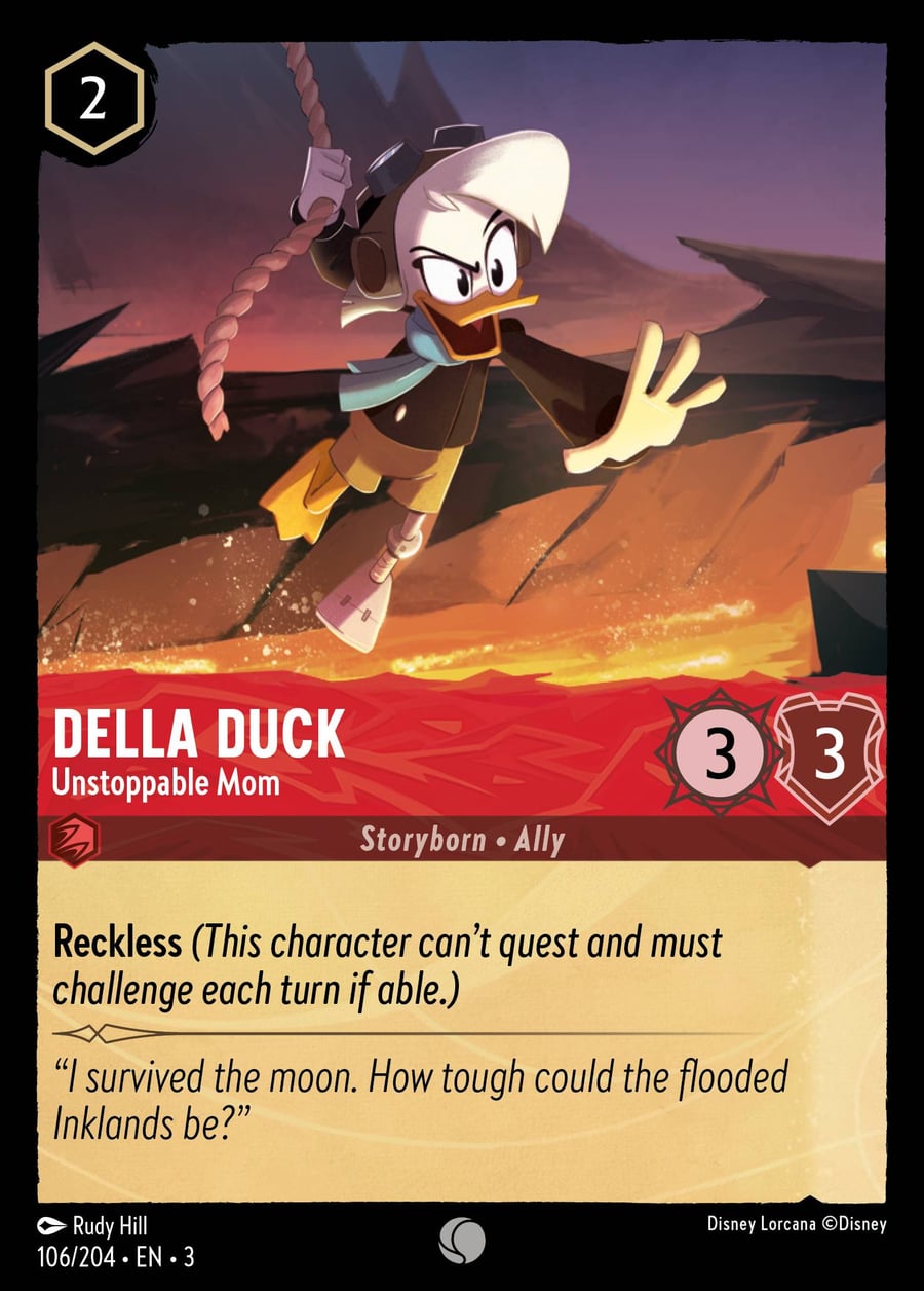 Della Duck - Unstoppable Mom card art