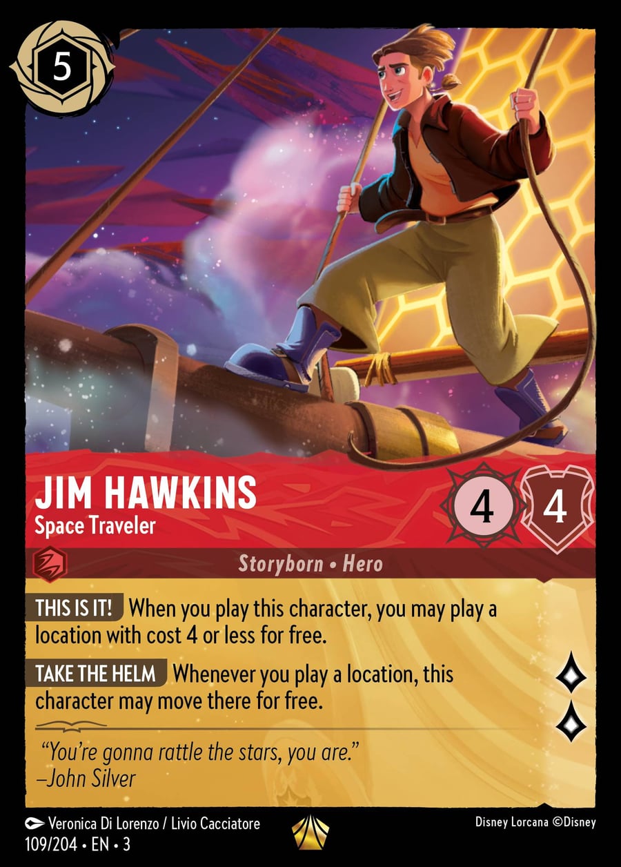 Jim Hawkins - Space Traveler card art