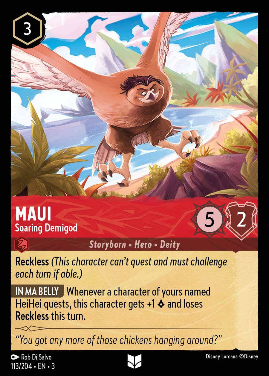 Maui - Soaring Demigod card art