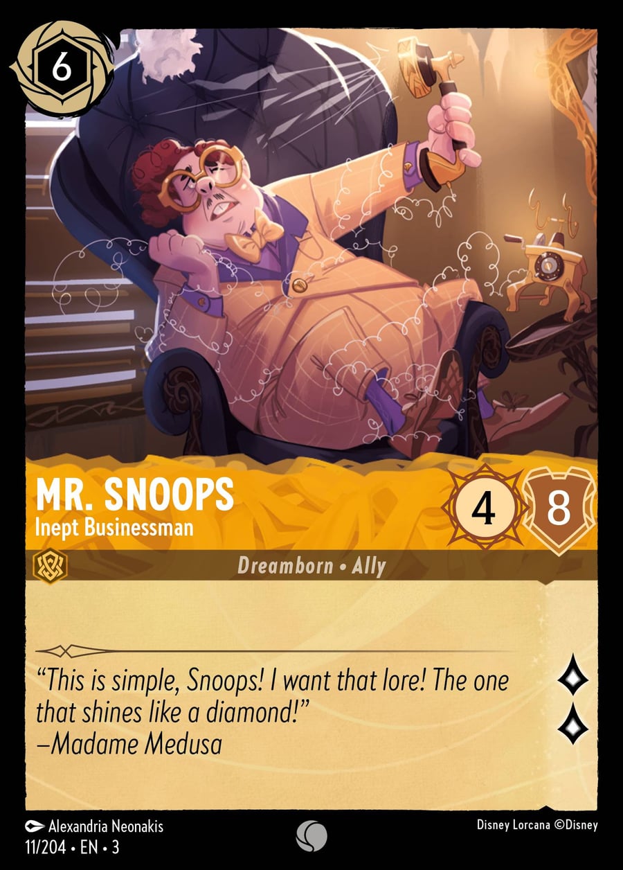 Mr. Snoops - Inept Businessman card art