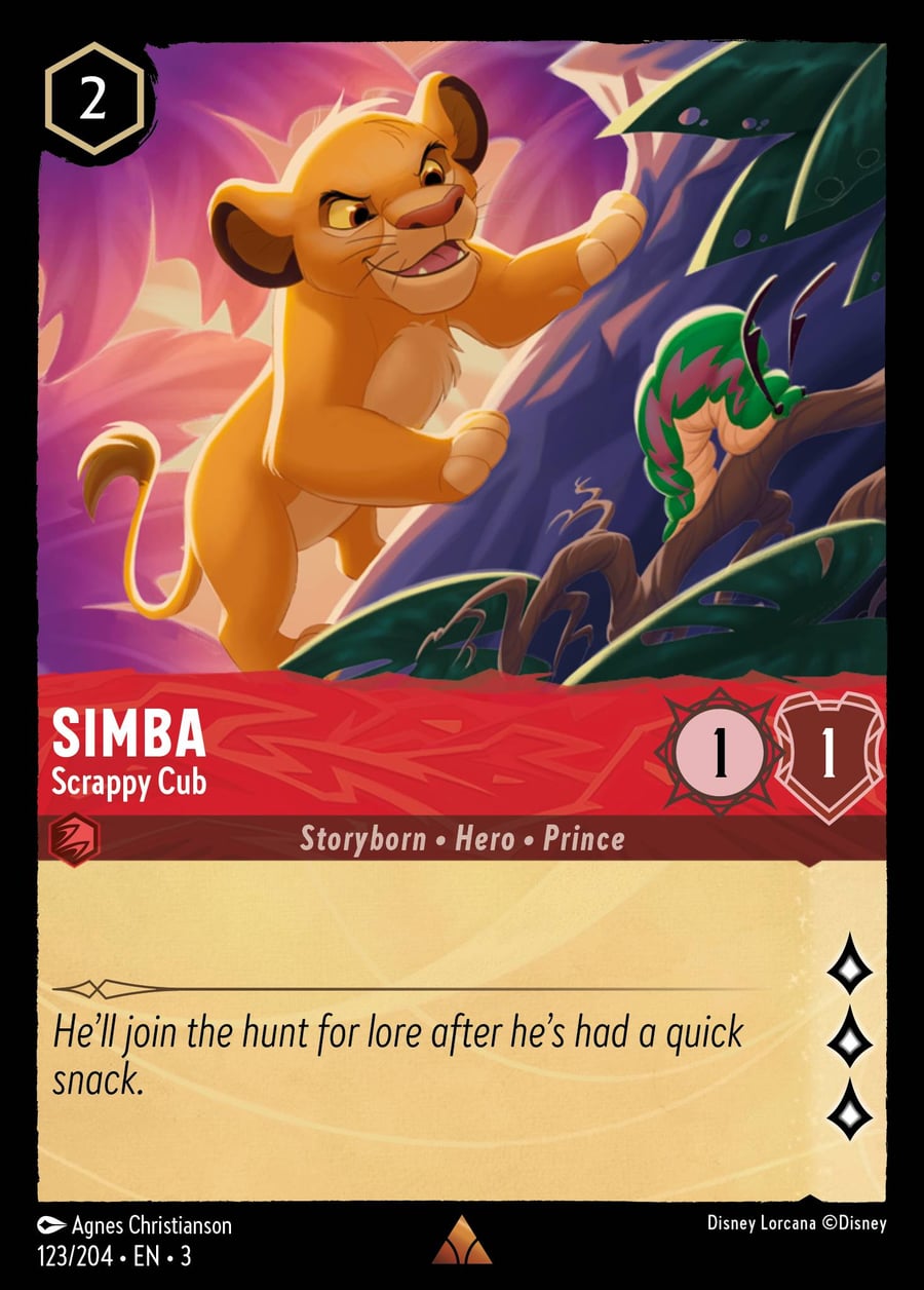 Simba - Scrappy Cub card art