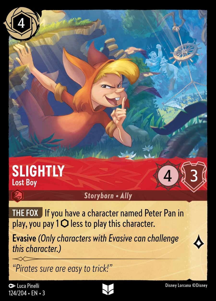 Slightly - Lost Boy card art