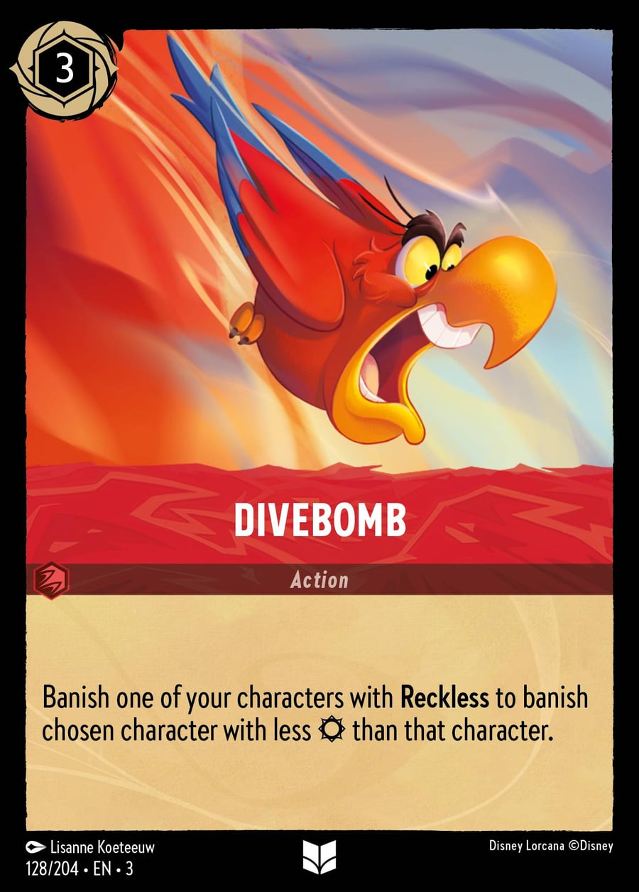 Divebomb card art