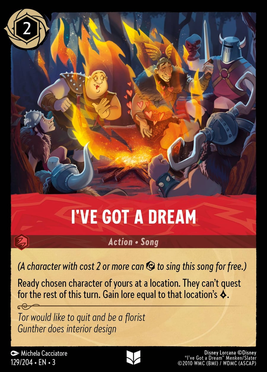 I've Got a Dream card art