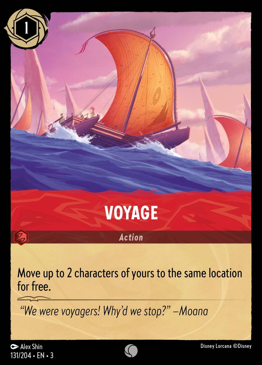 Voyage card art