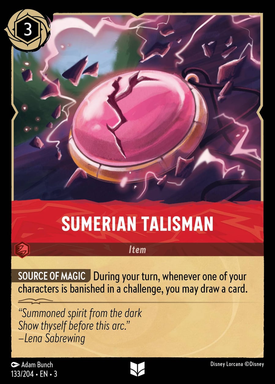 Sumerian Talisman card art