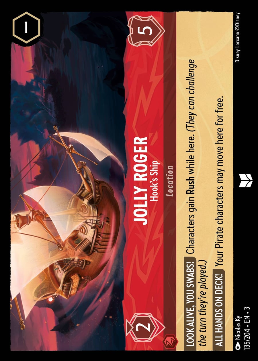 Jolly Roger - Hook's Ship card art