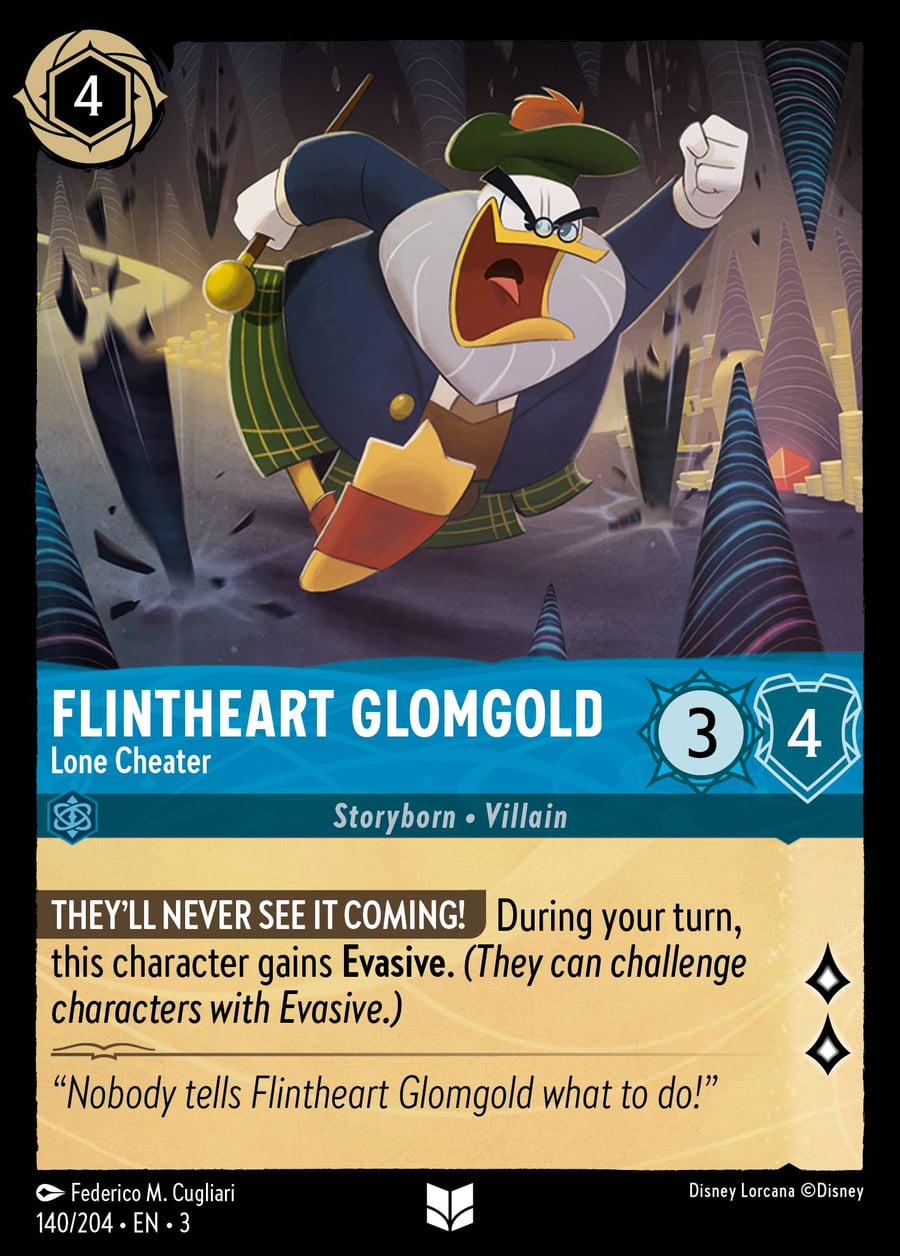 Flintheart Glomgold - Lone Cheater card art