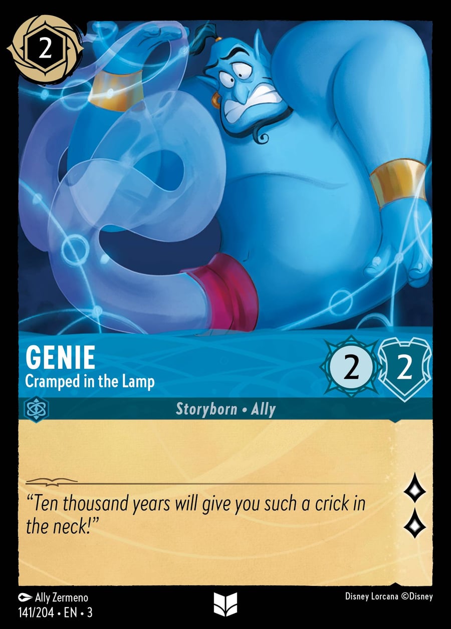 Genie - Cramped in the Lamp card art