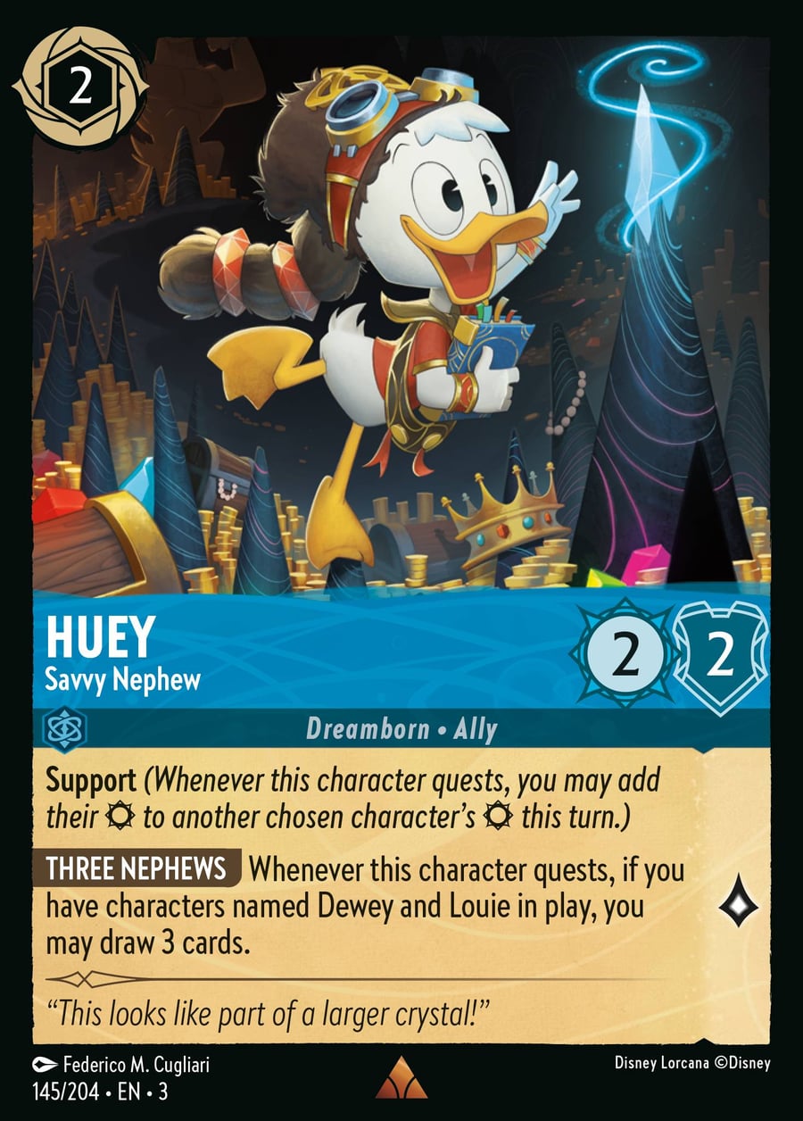 Huey - Savvy Nephew card art