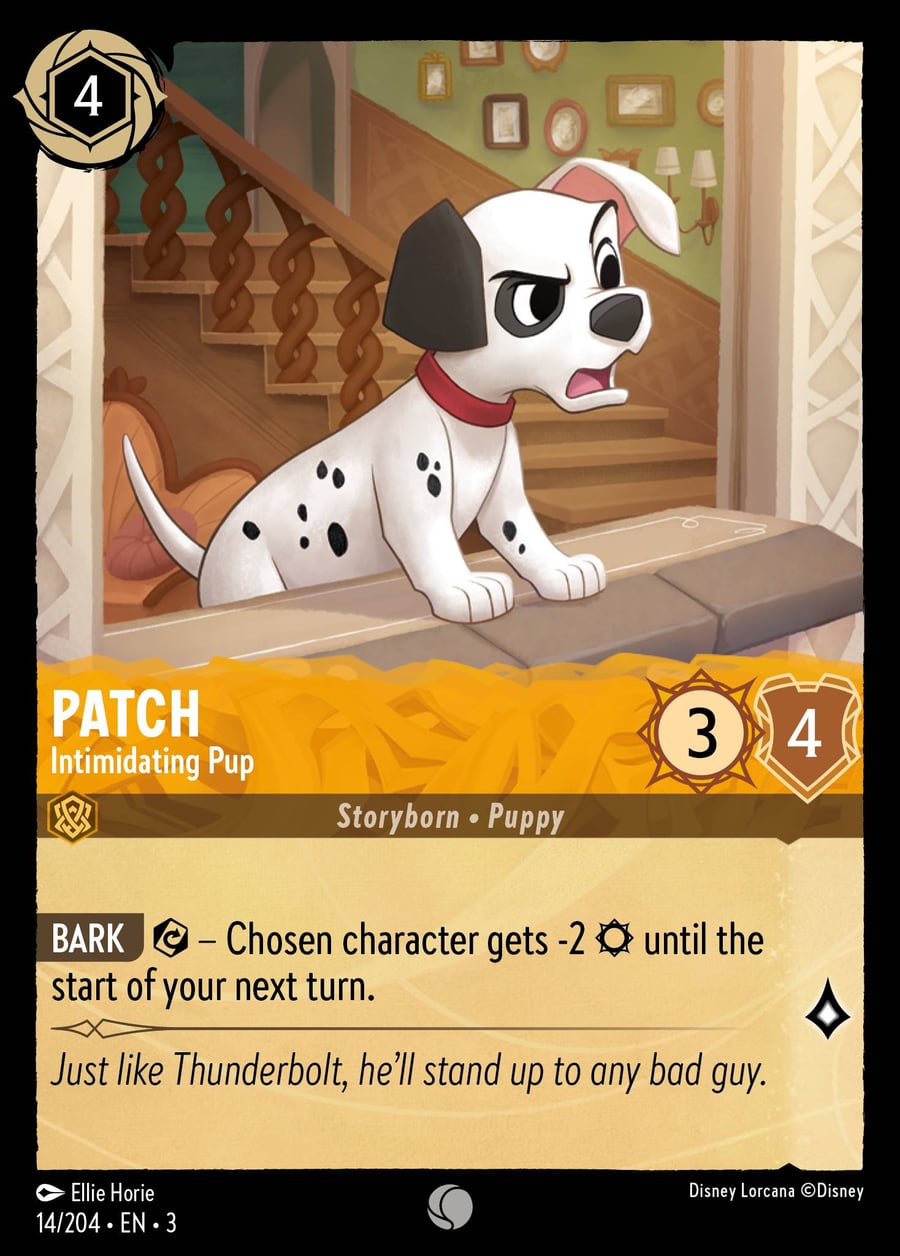 Patch - Intimidating Pup card art