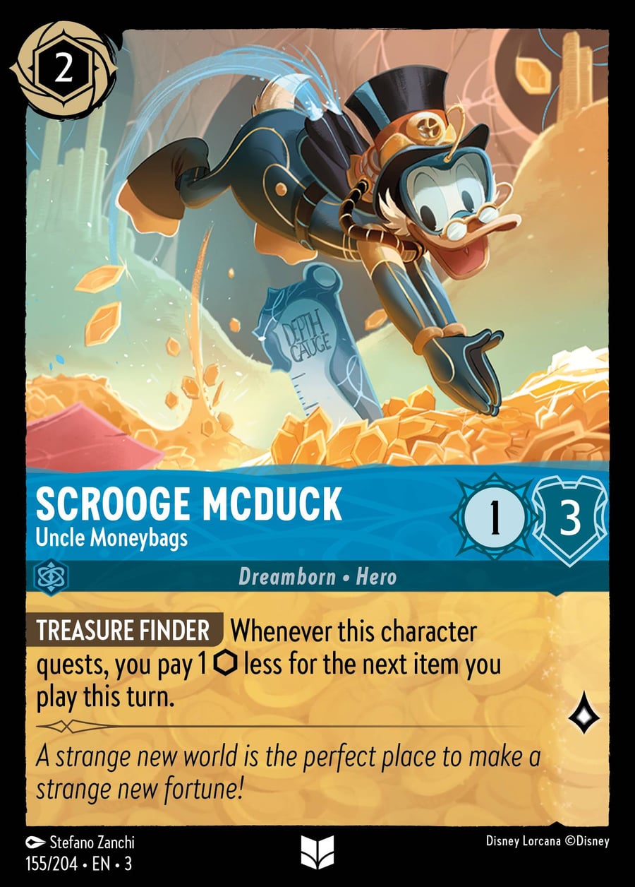 Scrooge McDuck - Uncle Moneybags card art