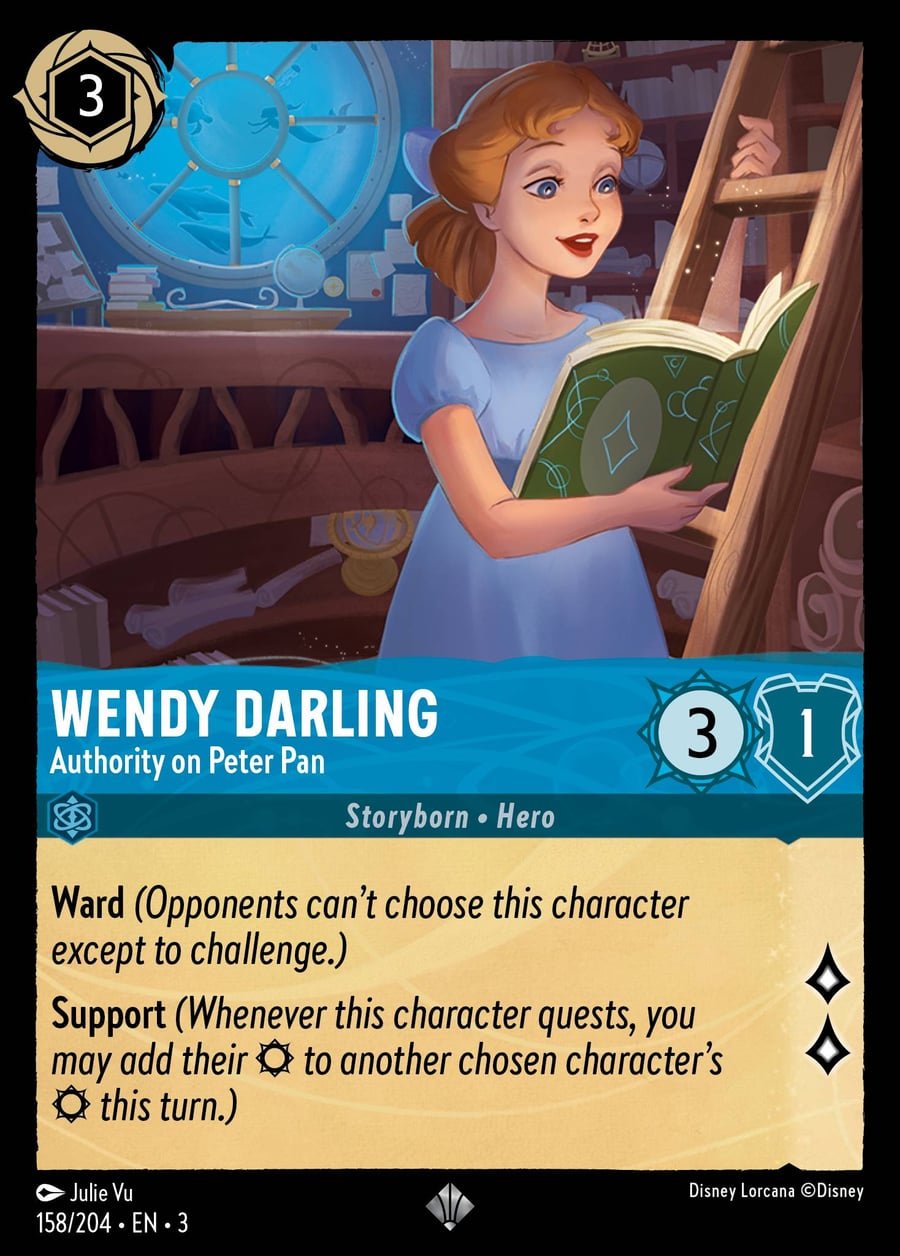 Wendy Darling - Authority on Peter Pan card art