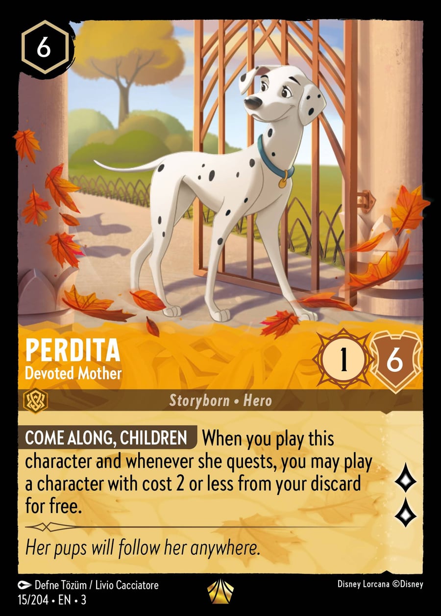 Perdita - Devoted Mother card art