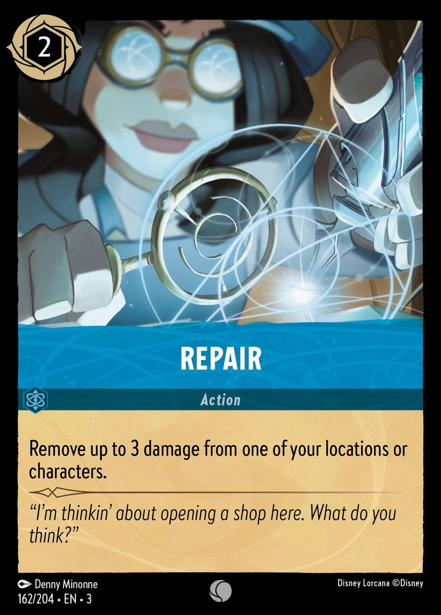 Repair card art