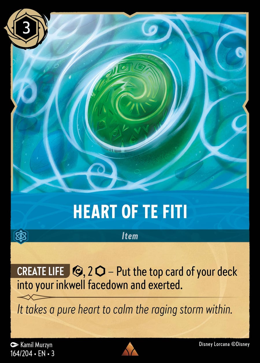 Heart of Te Fiti card art