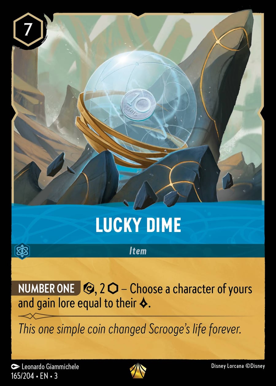 Lucky Dime card art