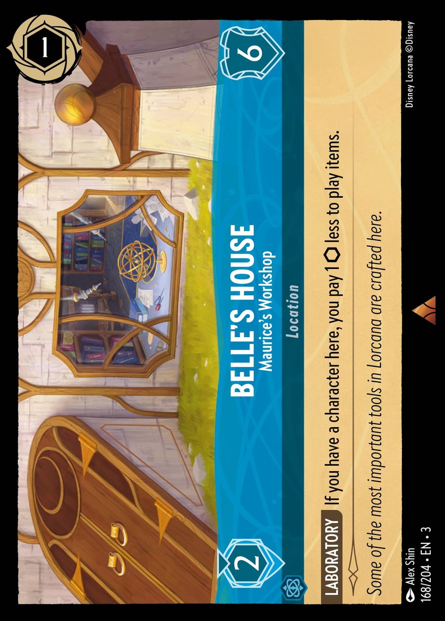 Belle's House - Maurice's Workshop card art