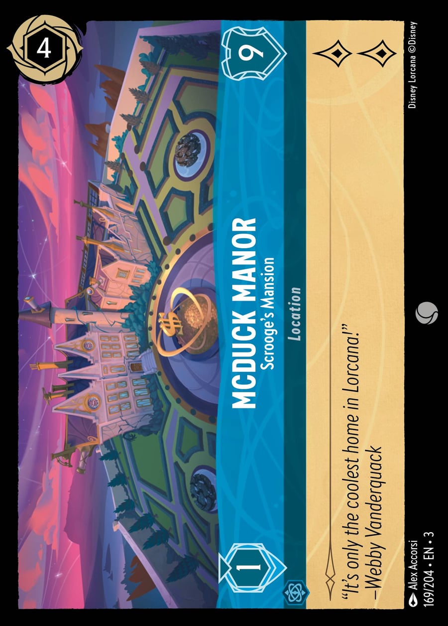 McDuck Manor - Scrooge's Mansion card art