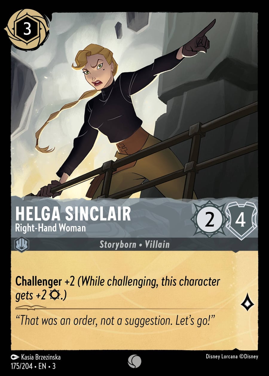 Helga Sinclair - Right-Hand Woman card art