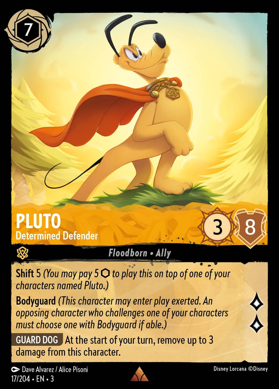 Pluto - Determined Defender card art
