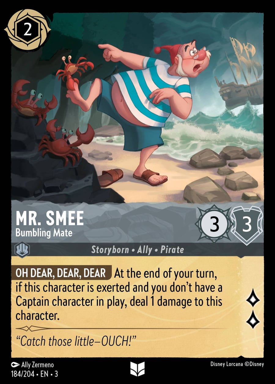 Mr. Smee - Bumbling Mate card art