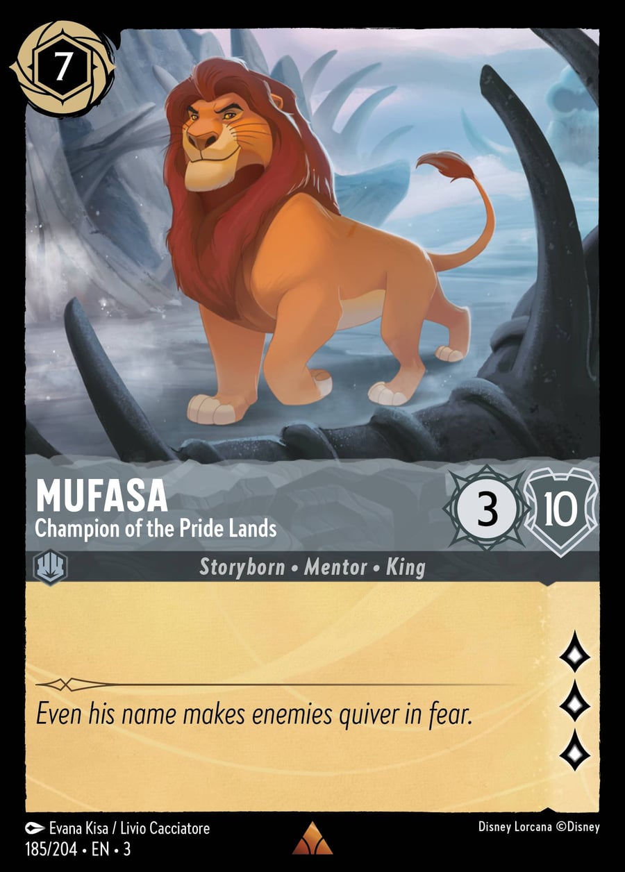 Mufasa - Champion of the Pride Lands card art
