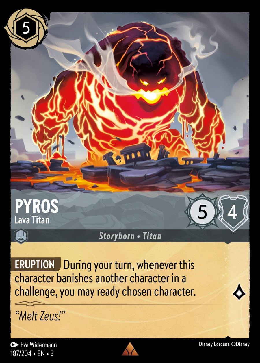 Pyros - Lava Titan card art