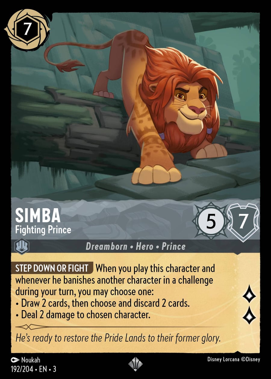 Simba - Fighting Prince card art