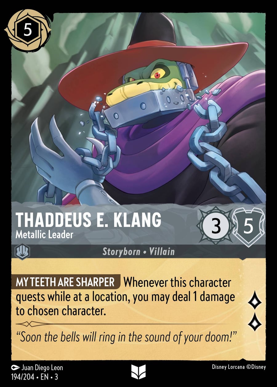 Thaddeus E. Klang - Metallic Leader card art