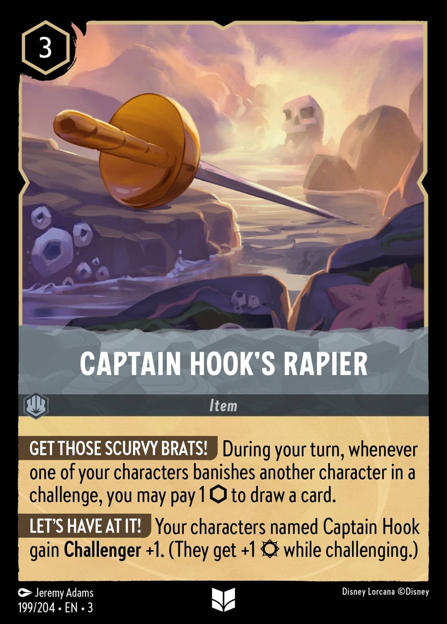 Captain Hook's Rapier card art