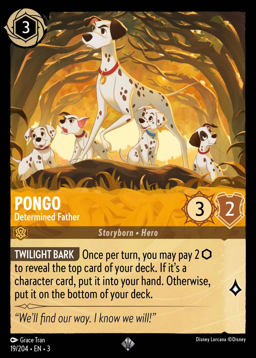 Pongo - Determined Father card art