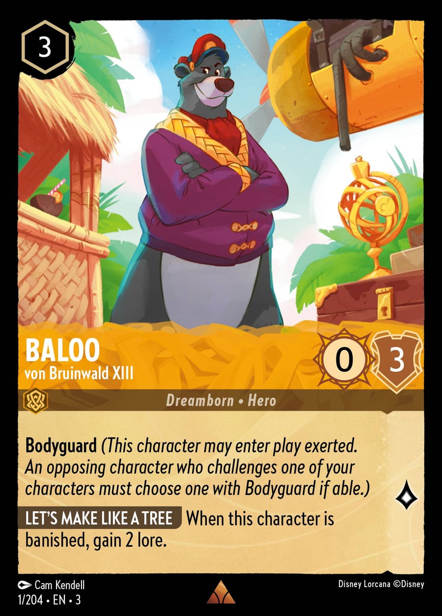 Baloo - von Bruinwald XIII card art