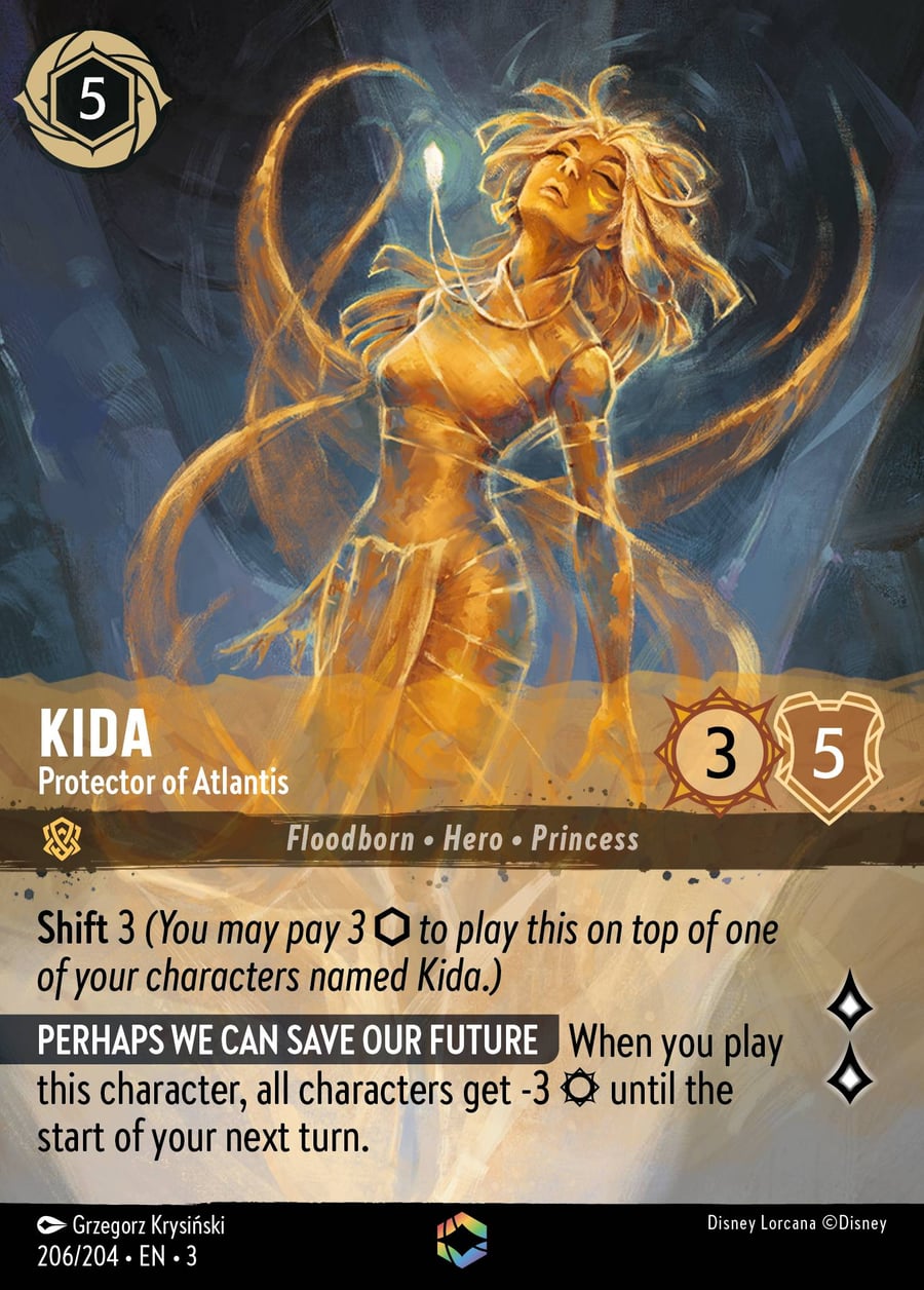 Kida - Protector of Atlantis card art