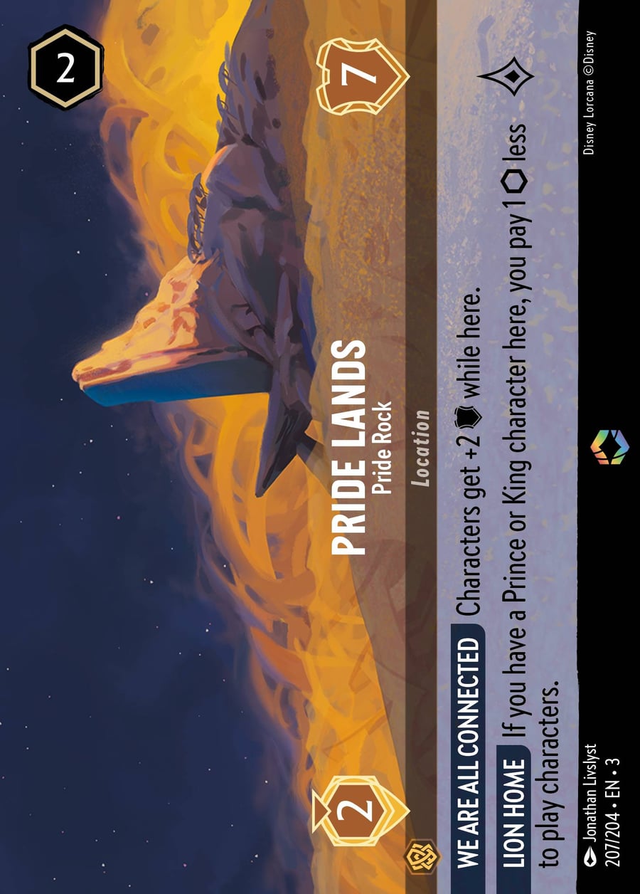 Pride Lands - Pride Rock card art