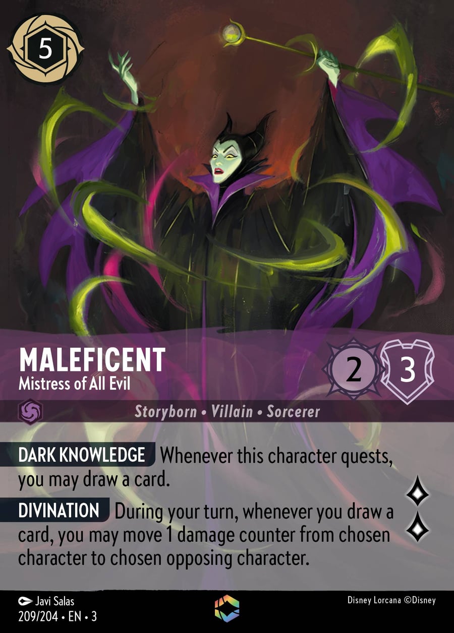 Maleficent - Mistress of All Evil card art