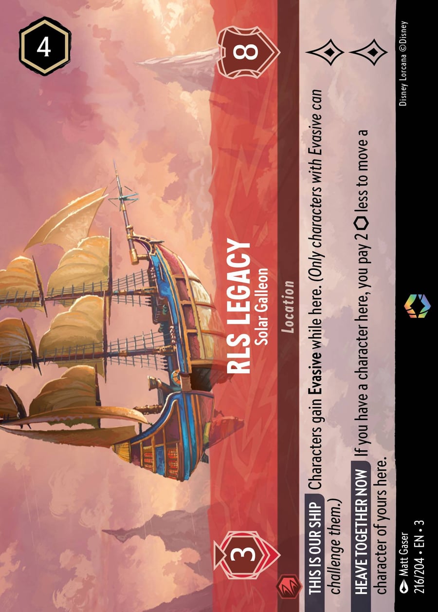 RLS Legacy - Solar Galleon card art