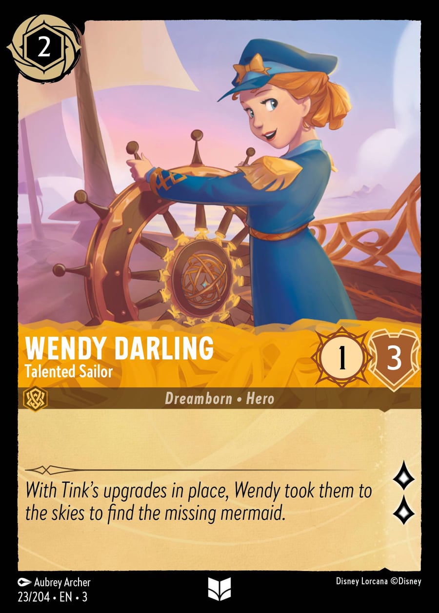 Wendy Darling - Talented Sailor card art