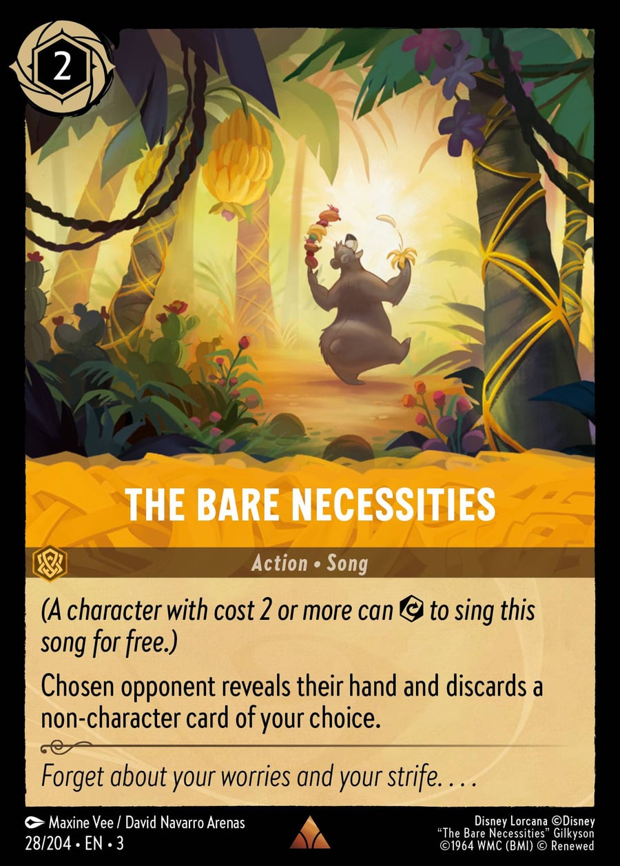 The Bare Necessities card art