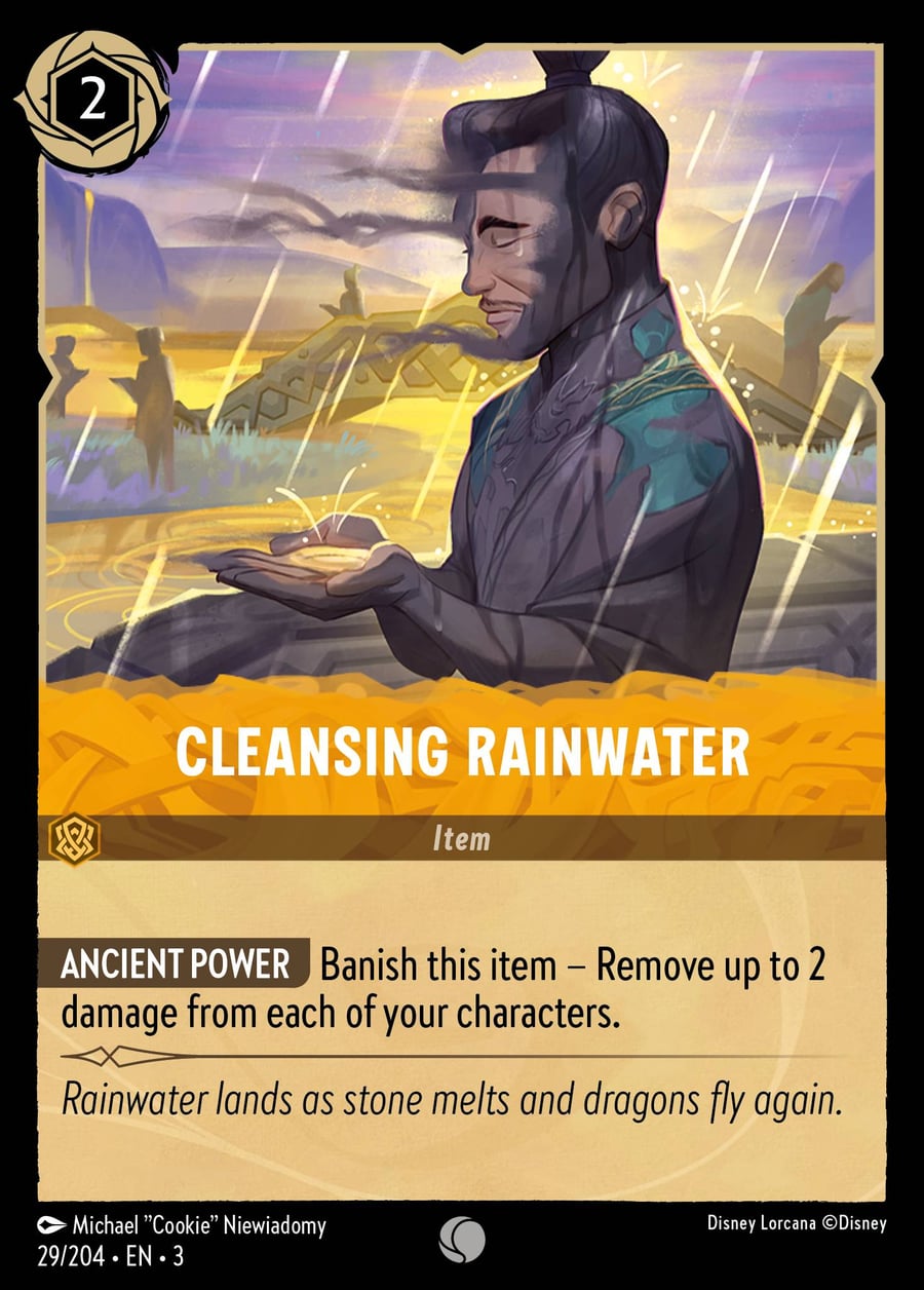 Cleansing Rainwater card art