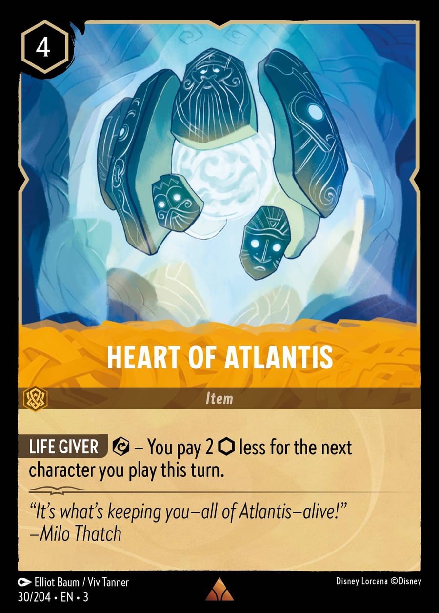 Heart of Atlantis card art