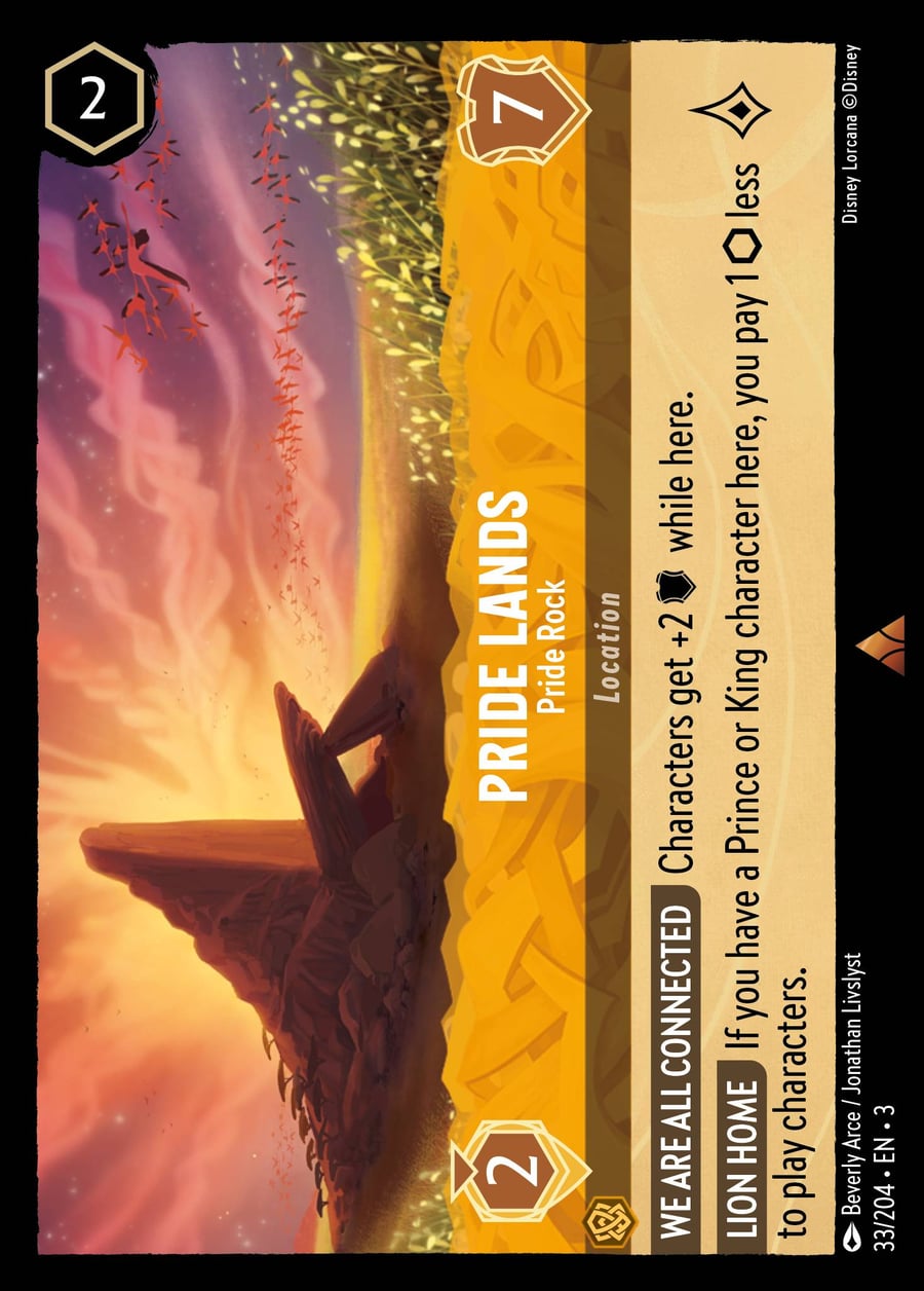 Pride Lands - Pride Rock card art