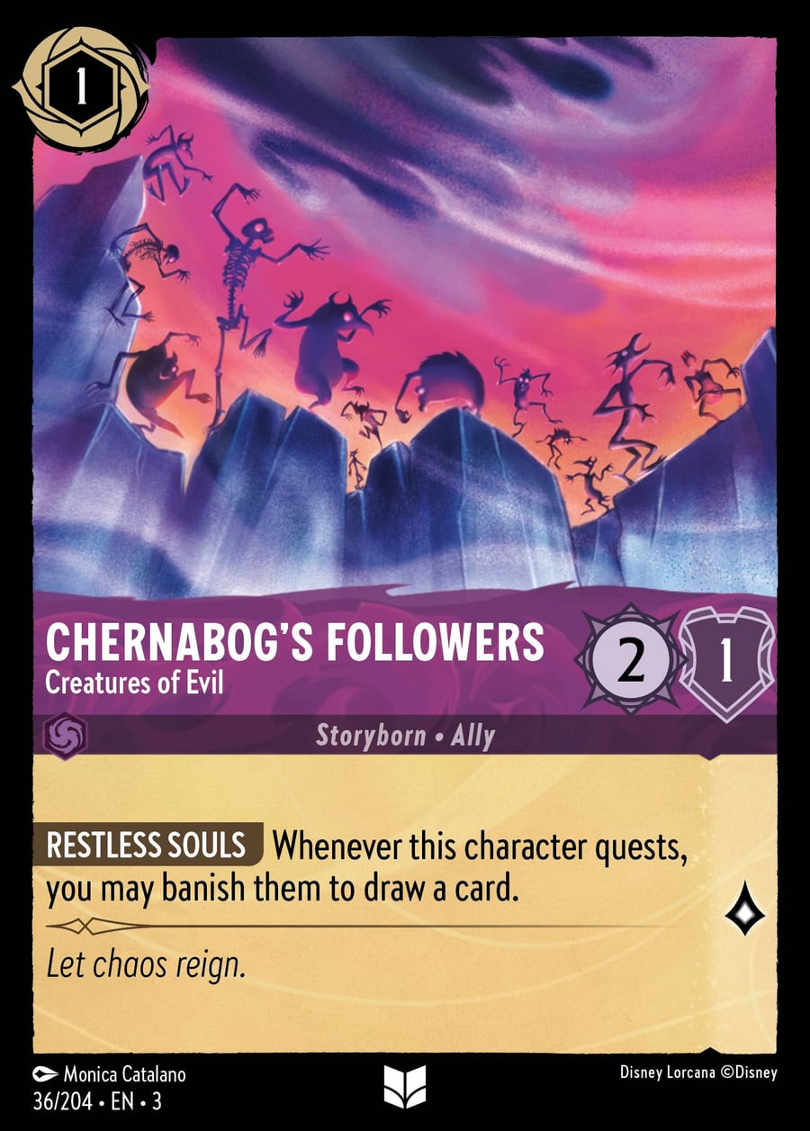 Chernabog's Followers - Creatures of Evil card art
