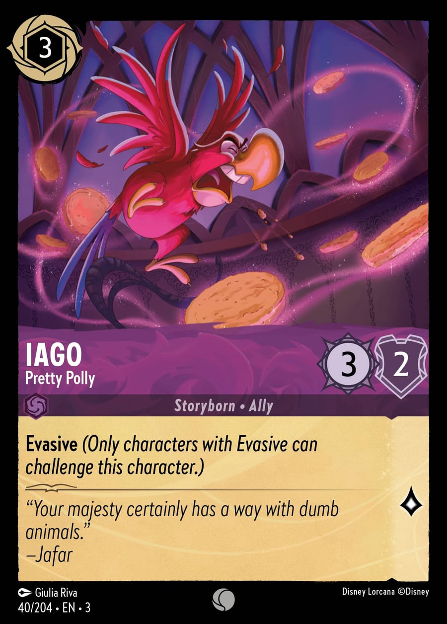 Iago - Pretty Polly card art