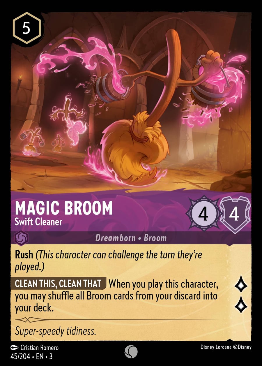 Magic Broom - Swift Cleaner card art