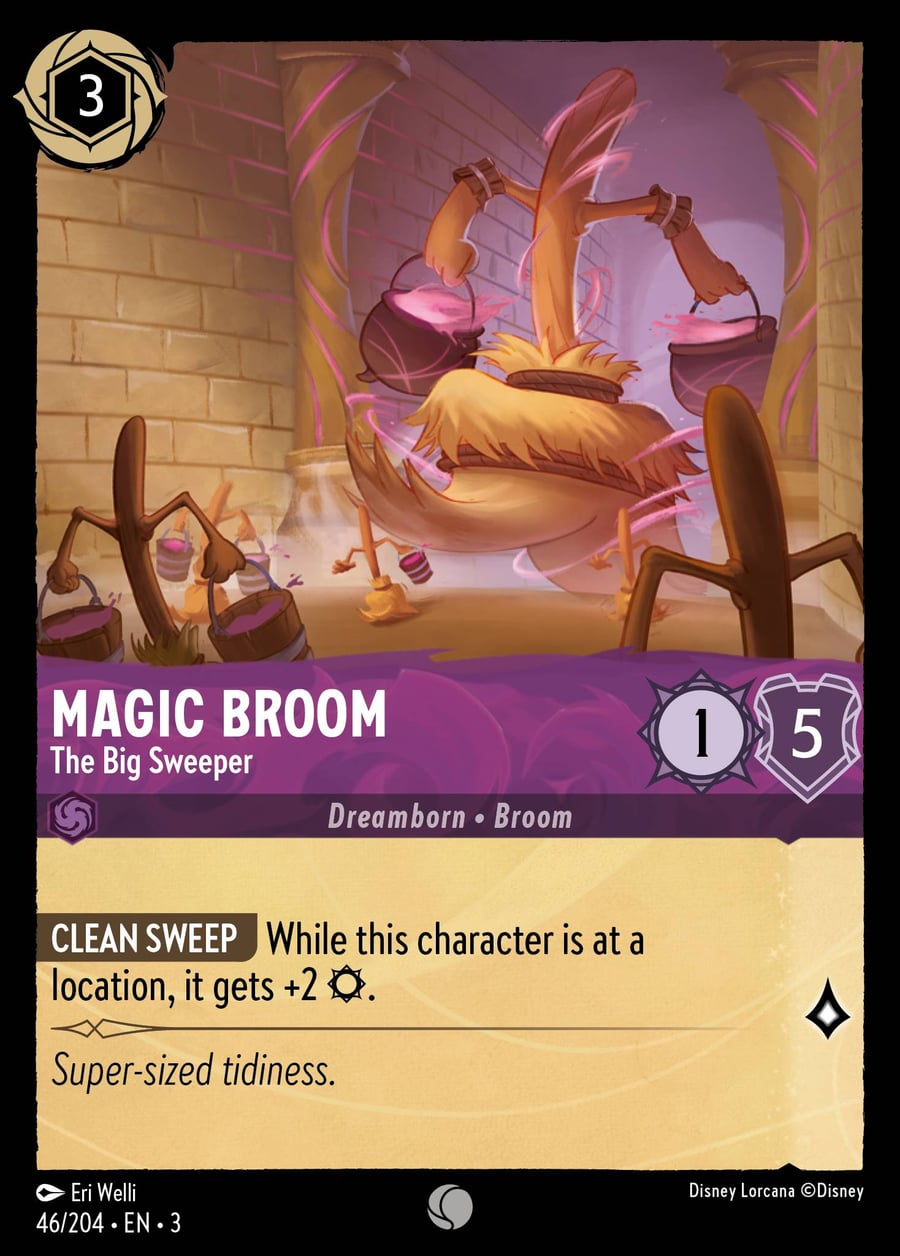 Magic Broom - The Big Sweeper card art