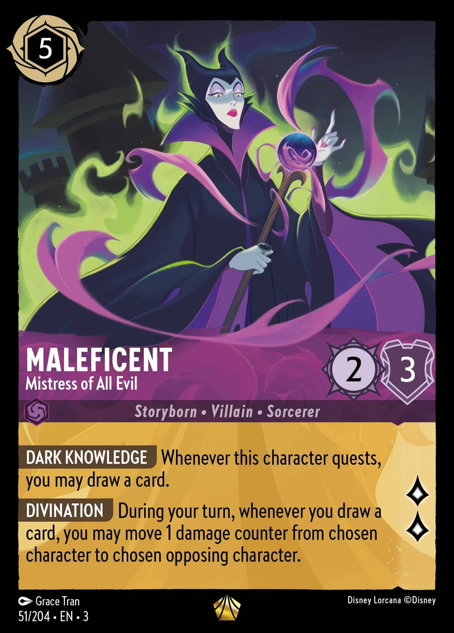 Maleficent - Mistress of All Evil card art