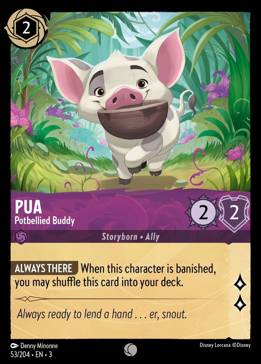 Pua - Potbellied Buddy card art